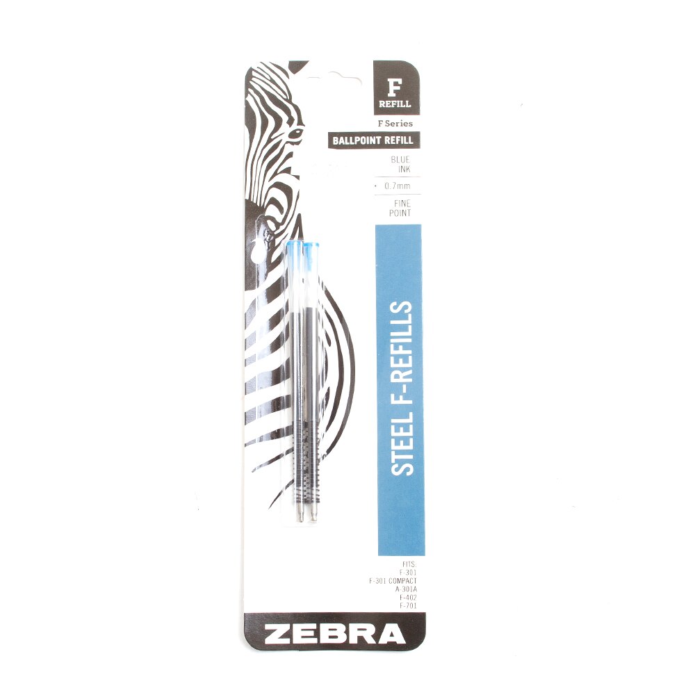 Zebra, F-Series, Refill, 2 Pack